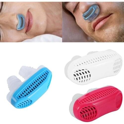 Silicone Anti Snore Device Nasal Dilators Apnea Sleep Aid Equipment Stop Snoring Stopper Nose Clip Anti-snore Clean Air Purifier