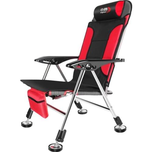 Thickened folding fishing chair super light carrying multi-functional raft fishing platform fishing chair dismantling cushion al