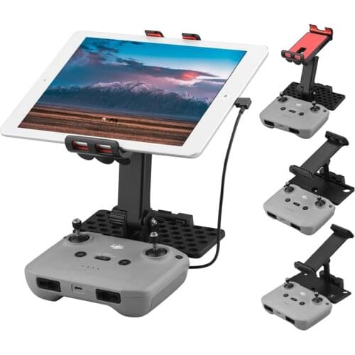 Extendable Tablet Stand Holder for DJI Mavic Air 2 Drone Remote Control Adjustable Bracket Mount for Mavic Mini 2 Accessories
