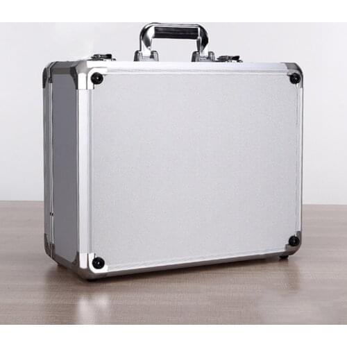 450*360*200mm Tool Box Aluminum Alloy Hardware Toolbox Large Capacity Tool Case Suitcase File Box Portable Storage Case