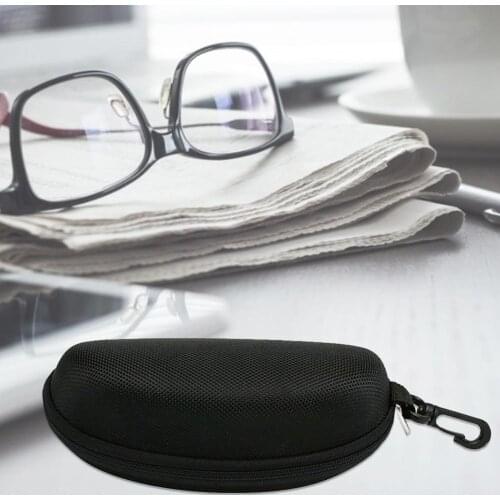 Zipper Sunglasses Hard Case Eye Glasses Protector Portable Container Box Shockproof Carry Pack Potable Glasses Storage Box