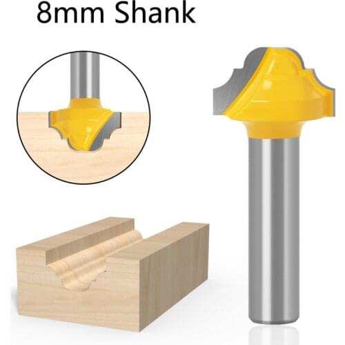 1Pcs 8mm Round Shank Cabinet Door Knife Clean Straight Bit Woodworking Router Bit For Wood Endmill Milling Cutter Tools