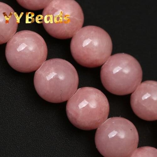 100% Natural Jades Stone Dark Rose Red Jades Chalcedony Beads 6mm-12mm Round Loose Beads For Jewelry Making Earring Necklace 15"