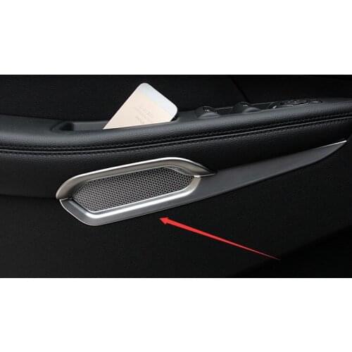 4 pcs ABS chrome door armrest for Ford Explorer interiror side trim covers down below 2015 2016 2017 year