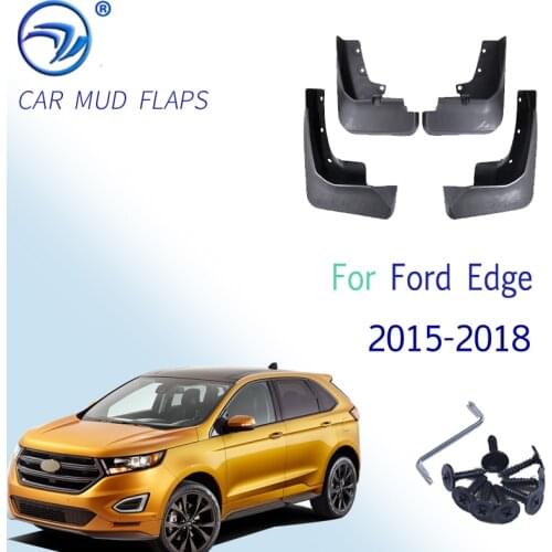4pcs Car Front Rear Mudflap Mudguards Sludge Splash Guards Mudflaps Fender Flares For Ford Edge 2015 2016 2017 2018