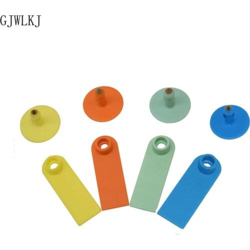 40pcs Sets Animal ear tags No word ear signage Animal identification Feeding Device Sheep Swine Cattle Ear tags Farm Equipment
