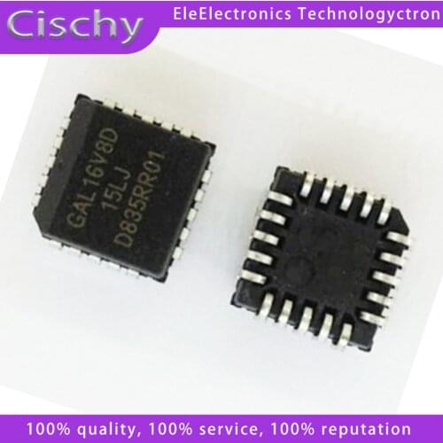 5pcs/lot GAL16V8D-15LJ GAL16V8D-15LJN GAL16V8D PLCC-20