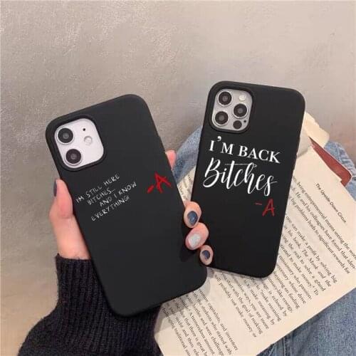 Pretty Little Liars PLL TV Show black soft phone case for iPhone 12pro max 8 7 6S Plus XS MAX XR 5 SE2020 11pro max 12mini Coque
