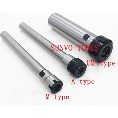 Tools holder C12 ER8A 150L/ C12 ER16A 150L/ C12 ER16M - 150L Collet Chuck Holder 100MM Extension Rod ER8 ER11 CNC Collet Nut