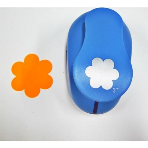 7cm Flower Shape Of Craft Hole Punch Paper Cutter Single Embossing Punches Sale Scrapbooking Punchers DIY Furador De Scrapbook