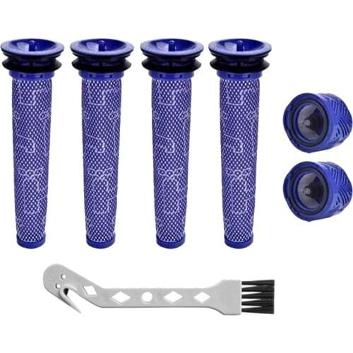 Washable Pre-Filter Post-Filter HEPA Air Filters Suitable for Dyson V6 DC59 DC62 Vacuum Cleaner Parts Accessories