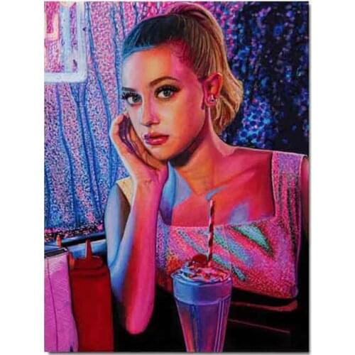 New arrival Diamond Painting Diy Riverdale TV show 100% Full Diamond Embroidery 5D Cross Stitch Holiday gift LG3066