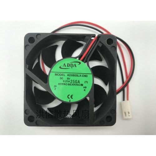 Original ad0605lx-d90 60 * 60 * 1.5mm 5V 0.21a Dahua DVR fan Dahua VCR fan