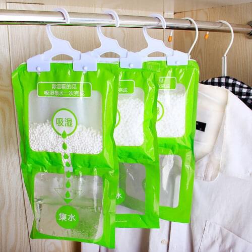 Hanging Wardrobe Moisture Bag Closet Cabinet Wardrobe Dehumidifier Drying Agent Hygroscopic Anti-Mold Desiccant Bags Moth Proof