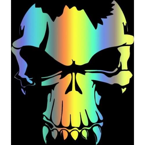 S51921# Various Sizes/Colors Car Stickers Vinyl Decal Funny Lovely Skull Motorcycle Decorative Accessories Creative