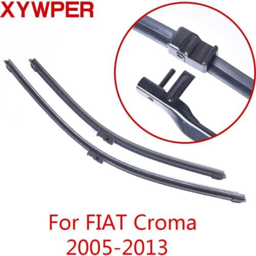 XYWPER Wiper Blades for Fiat Croma 2005 2006 2007 2008 2009 2010 2011 2012 2013 Car Accessories Soft Rubber Windshield Wipers