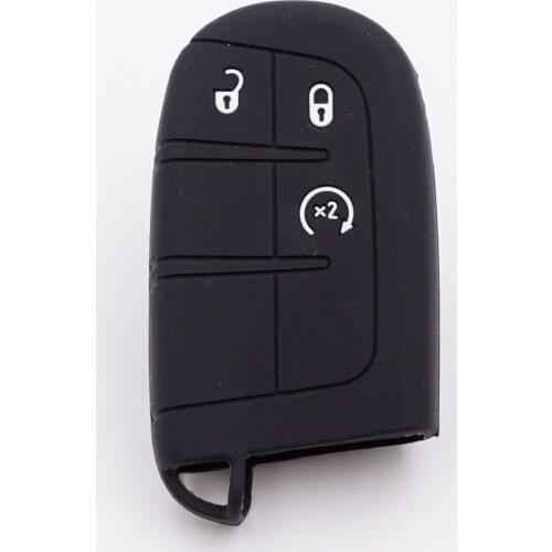 3 Button Silicone Remote Case For Jeep COMPASS For Dodge Chrysler Remote Key Shell Holder Cover