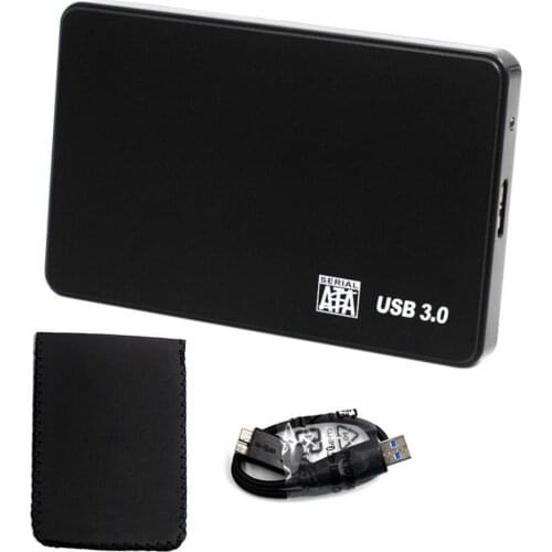 External 2.5-inch SDD HDD Case Hard Disk Box USB 3.0 USB 2.0 SATA USB Mobile HDD Enclosure for MacBook Laptop Computer