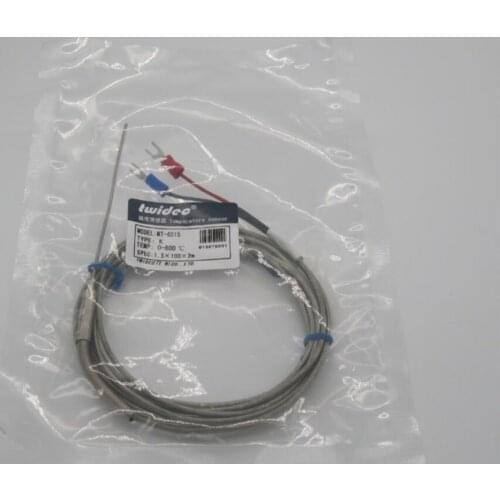 High-quality Temperature 0 To 600 C Degree Stainless Steel Probe K type Sensors High Temperature Thermocouple diameter:1.5MM
