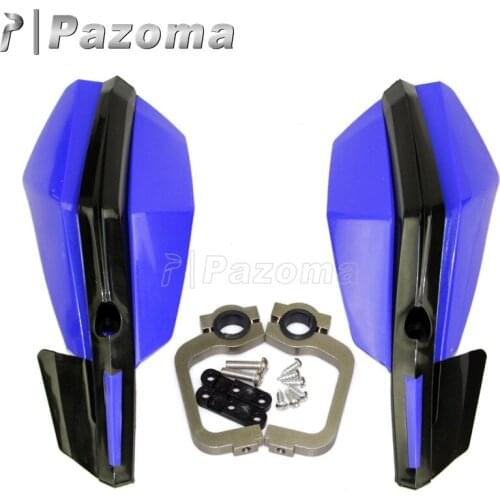 PAZOMA BlUE Dirt Bike Off-road Bike Handguard 7/8" Hand Guard For Yamaha DT125RE XT125R X