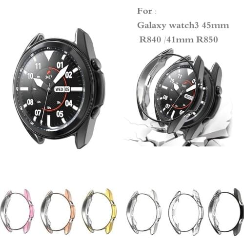 Protective Case for samsung-Galaxy Watch 3 41mm 45mm Smart Watches Cover TPU