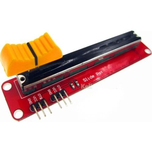 10PCS 10K Sliding Slider Potentiometer Module Dual Output For MCU For ARM For Other Single Chip Wholesale