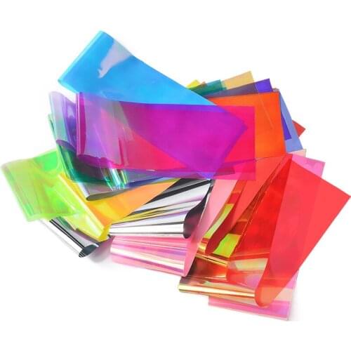 10 pcs mix colour Fashion New Hot Sells Glaxy Nail Sticker Decal Nail Art Foil nail guide nail decoration