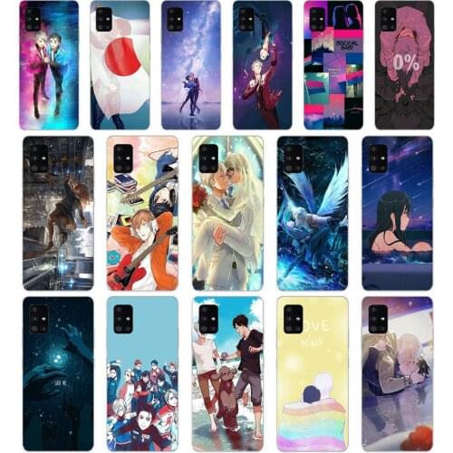 111AA Yuri On Ice Soft Silicone Tpu Cover phone Case for Samsung Galaxy A31 A41 A51 A71 A40 2019 Case