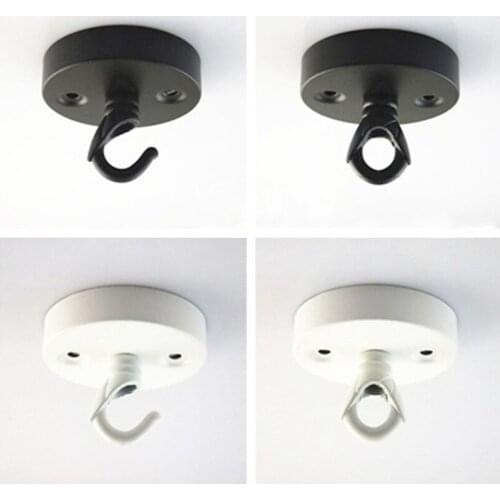 15pcs Metal Ceiling Rose Hook Plate Holder DIY Pendant Lamp Decoration Retro Ceiling Holder For Light Fitting