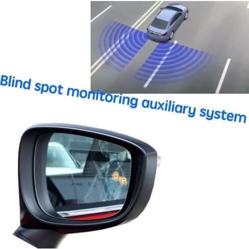 Car BSD BSM BSA Blind Area Spot Warning Drive Mirror Rear Radar Detection System For Mazda CX-4 2016~2020