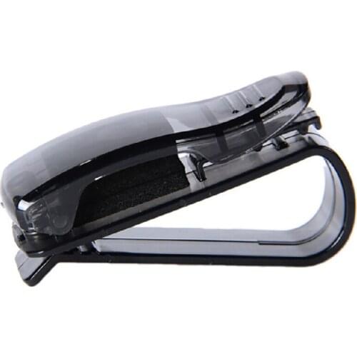 Auto Sun Visor Glasses Fastener Clip Holder For Sunglasses Eyeglasses Ticket Card Universal Multi-Function Portable