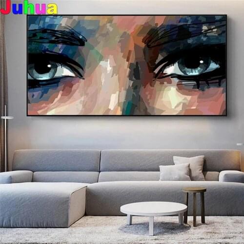 Eye picture 5d Diy diamond painting stitch modern Wall artwork,mosaic 5d abstract eyes diamond embroidery nordic home decor