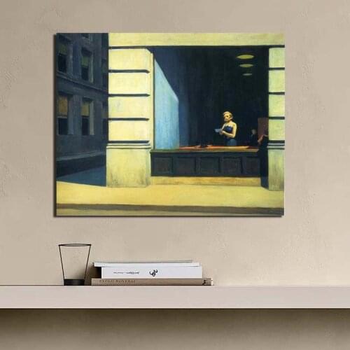 Paintings Wall Art Edward Hopper Canvas Modular New York Office Picture HD Print Realism Poster Frame For Living Room Home Decor