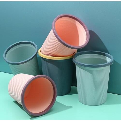 Waste Bin Trash Basket Trash Can for Table Home Office Garbage Basket Cleaning Tools Bedroom Kitchen Supply