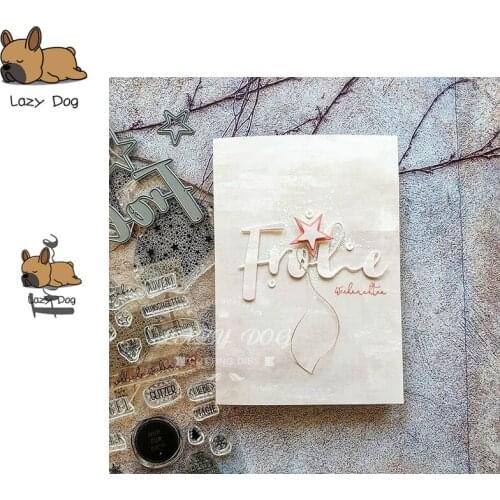 Merry German Letters Metal Cutting Dies Scrapbooking Stencil Decorative Craft Embossing Die Cuts Card Making New Dies For 2019