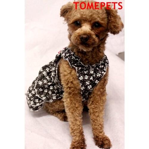 TOMEPETS Dog dresses dog princess cute dog adorable skirt pet dress for small dogs 3 colors/patterns available in 3 sizes