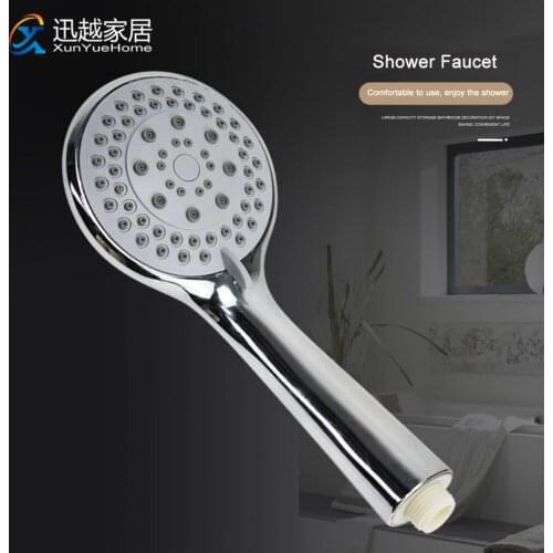 Shower Head 5 Modes SPA Water Saving Household 4-Port ABS Handheld Fixed Support Type Home Bathroom Accessories