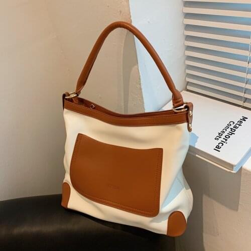 Autumn 2021 New Fashion Ladies Luxury High-quality Casual Simple Western Style Wild Tote Bag Large Capacity Single Shoulder Bag