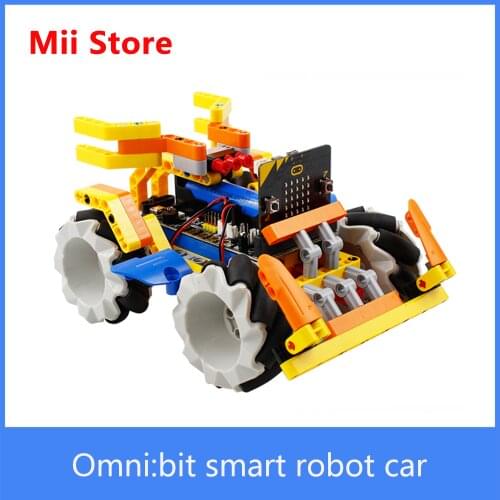 Yahboom Educational Programming Omnidirectional movement Robot Car Based On Micro:bit V2