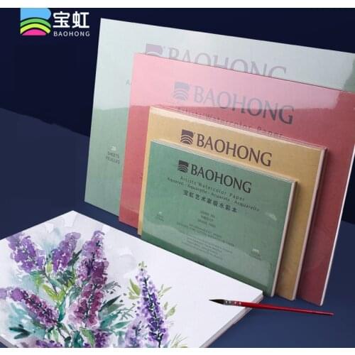 Professional 300g Artist Watercolor Paper 100% Cotton Transfer Water Color Portable Travel Sketchbook Drawing Art Supplies