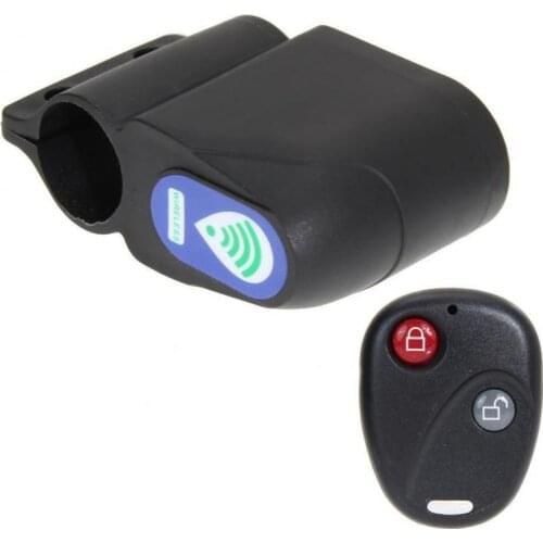 Cycling Lock Bicycle Wireless Vibration Alarm Lock Bike Security System With Remote Control Anti-Theft Locks Bike Accessories