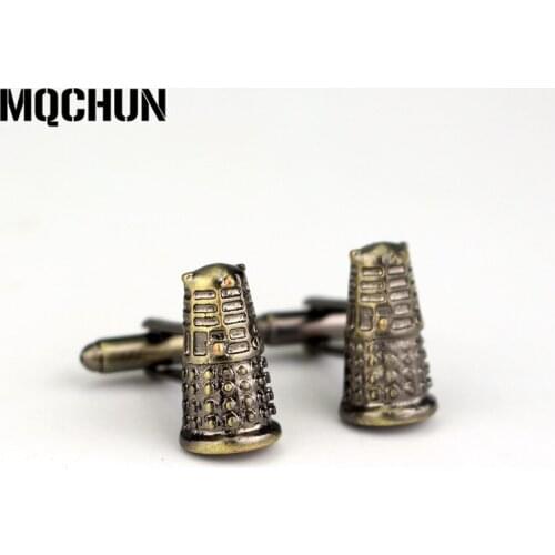 MOCHUN Vintage Bronze Thor Hammer Metal Cufflinks Luxury Mens Cufflinks Brand Wedding Jewelry abotoadura-20