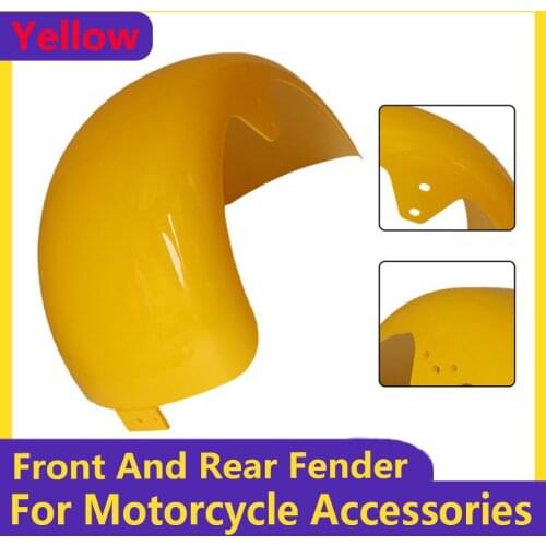 Yellow 10x6.00-5.5 10x6.00-6 Citycoco Fender Shell Flaps Front and Rear Fender Mudguards with Taillight Reminder