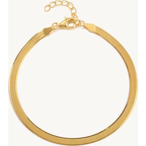 AIDE Simple Gold Bracelet Charm 925 Sterling Silver Bracelets For Women Trendy 2020 Fine Jewelry Gifts Silver Pulseras Mujer