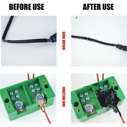 Liquid Insulation Electrical Tape Tube Paste Waterproof Fast Insulation Dry Glue Rubber Electronic Anti-UV Fix Paste Sealin L6W4