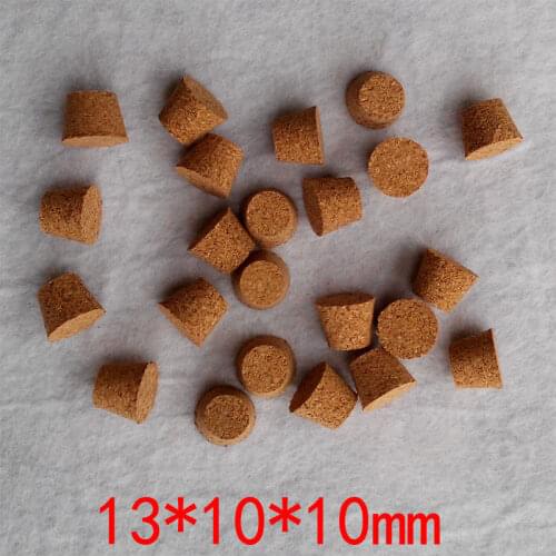 100pcs/lot Test tube/packing bottle plugs Wooden Cork stopper, Diameter from 7.5mm to 43mm, Height 8/10/12/13mm