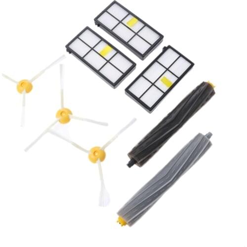 8pcs/set Replacement Part Maintenance Accessory fits for 800 900 805 860 866 870 871 880 885 980 Vacuum Clean Robot Brush Filter
