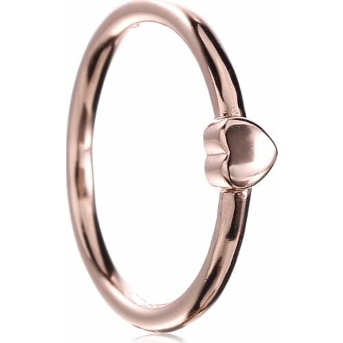 Ajax Thin 925 Sterling Silver Female Heart Initial Finger Rings For Women Party Fine Jewelry Making Wholesale anillos
