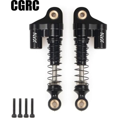 Metal Aluminum Alloy Double Barrel Shock Absorber for 1/24 RC Simulation Model Car Axial SCX24 90081