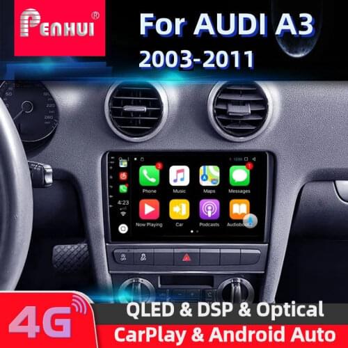 Android Car DVD For AUDI A3 (2003-2011) Car Radio Multimedia Video Player Navigation GPS Android 9 Double DIn